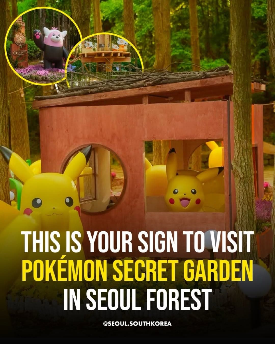 Seoul Forest Park Hosts Pokémon Secret Garden