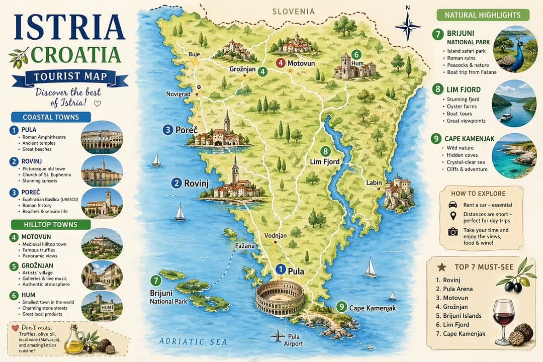 Discover Istria's Most Beautiful Destinations