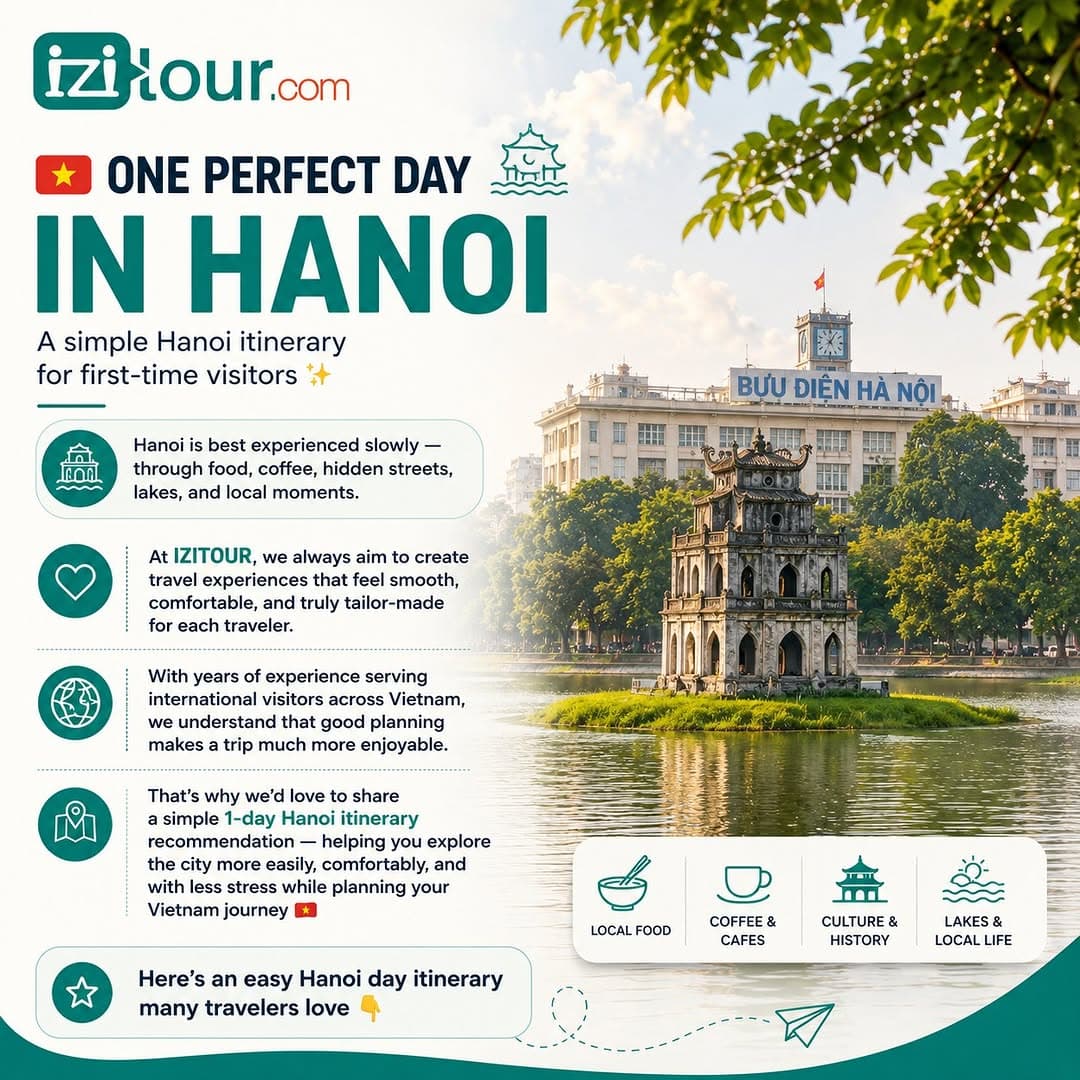 Hanoi Itinerary: Food, Culture, and Lakeside Relaxation