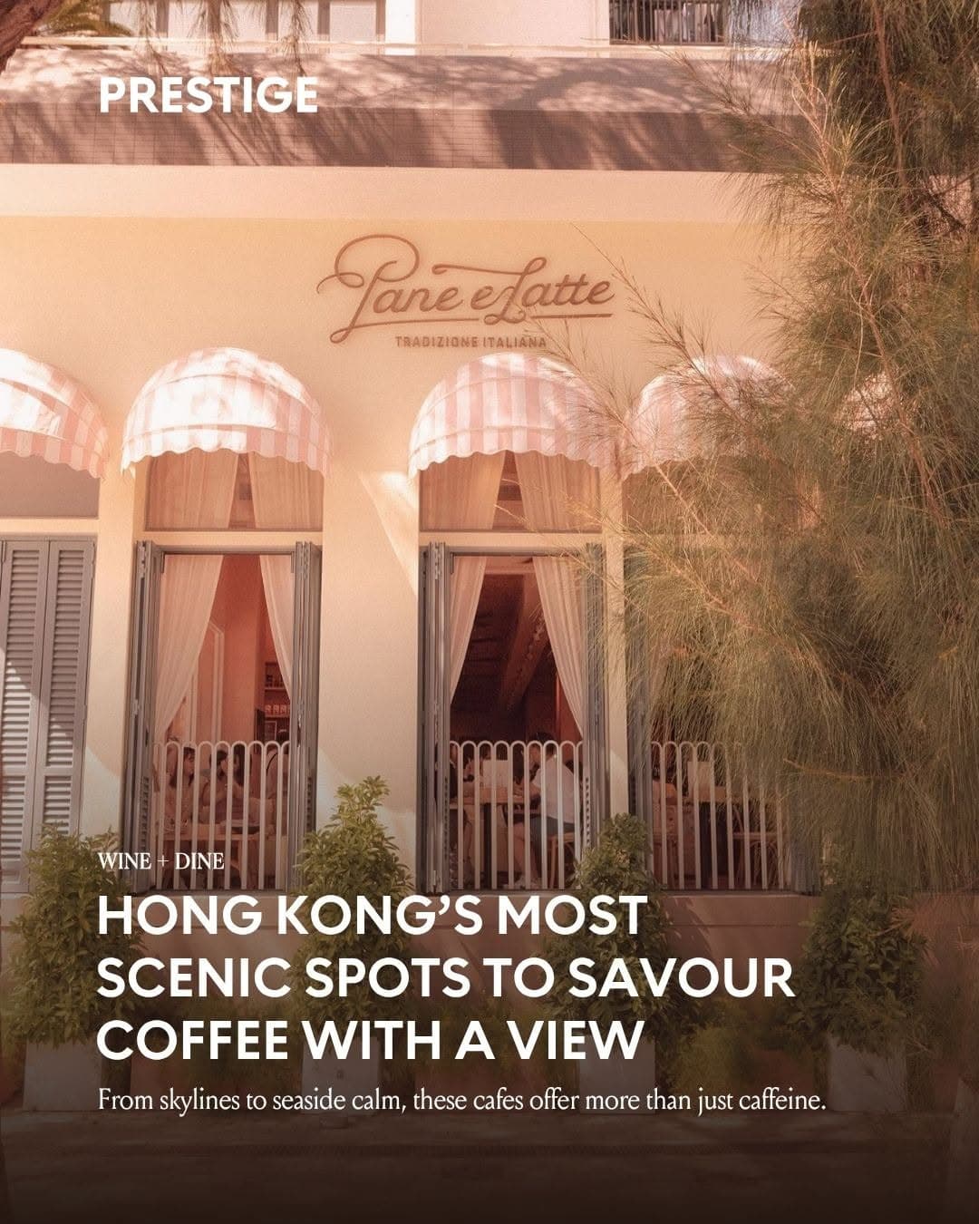 Hong Kong Cafes Blending Specialty Brews and Striking Views