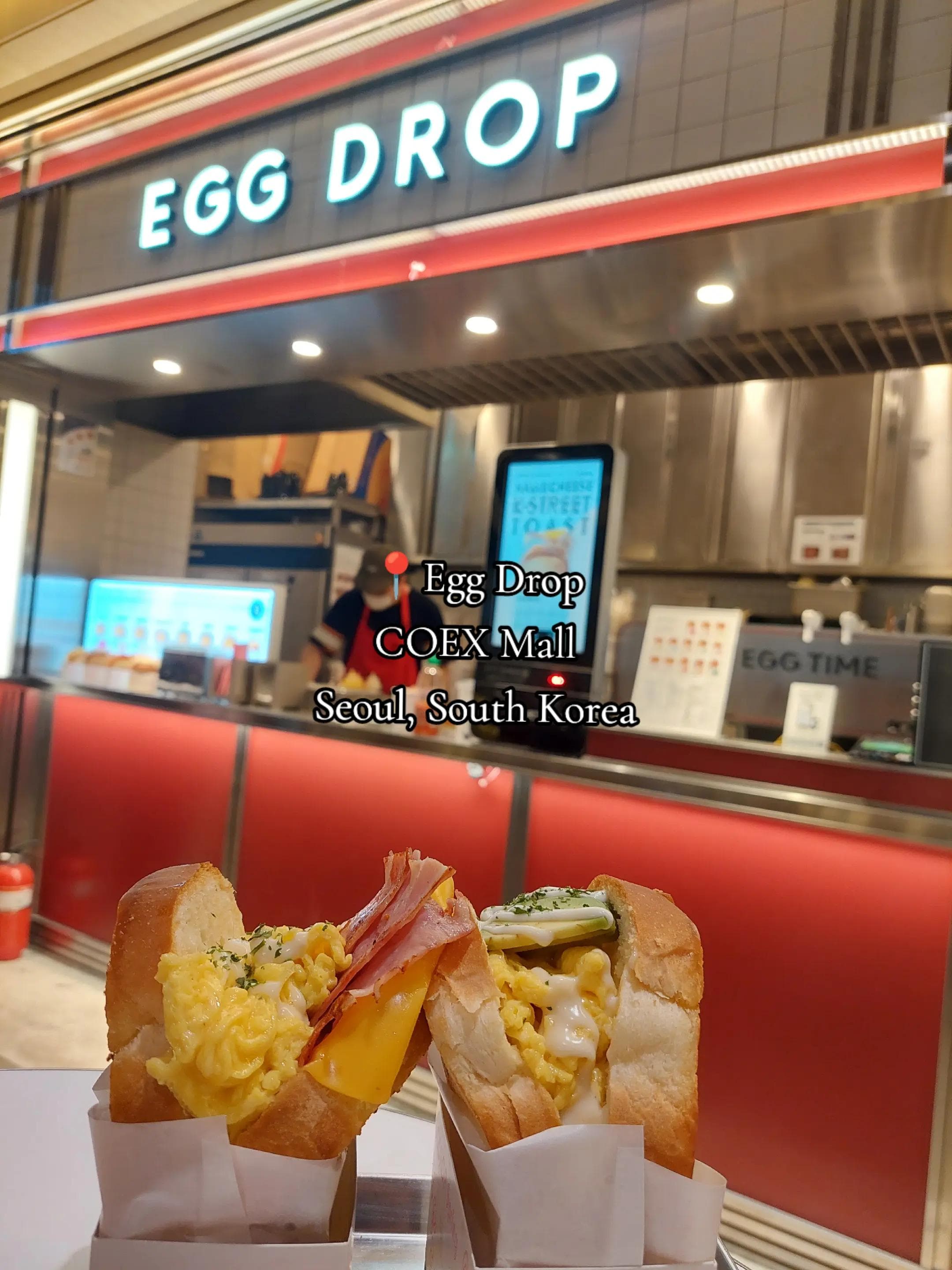 Korean Egg Drop Sandwiches At Starfield Coex Mall