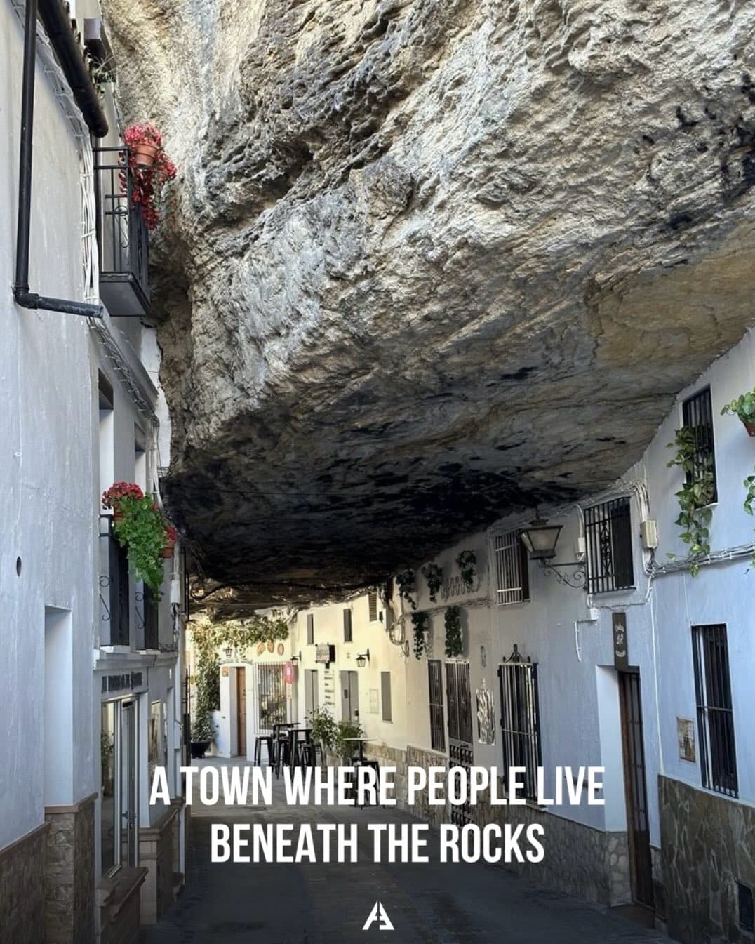 Spain's Unique Rock-Sheltered Town