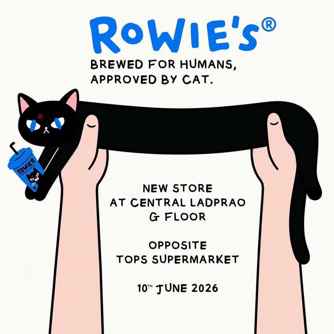 Rowie's Coffee Opens at Central Ladprao
