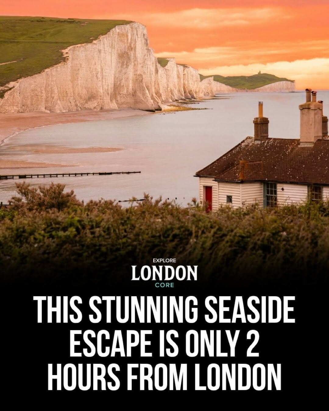 Seven Sisters Cliffs And Belle Tout Lighthouse