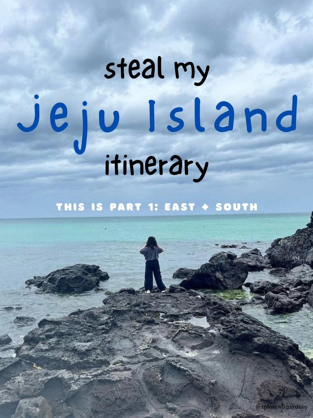 Jeju East and South Side Regional Travel Itinerary