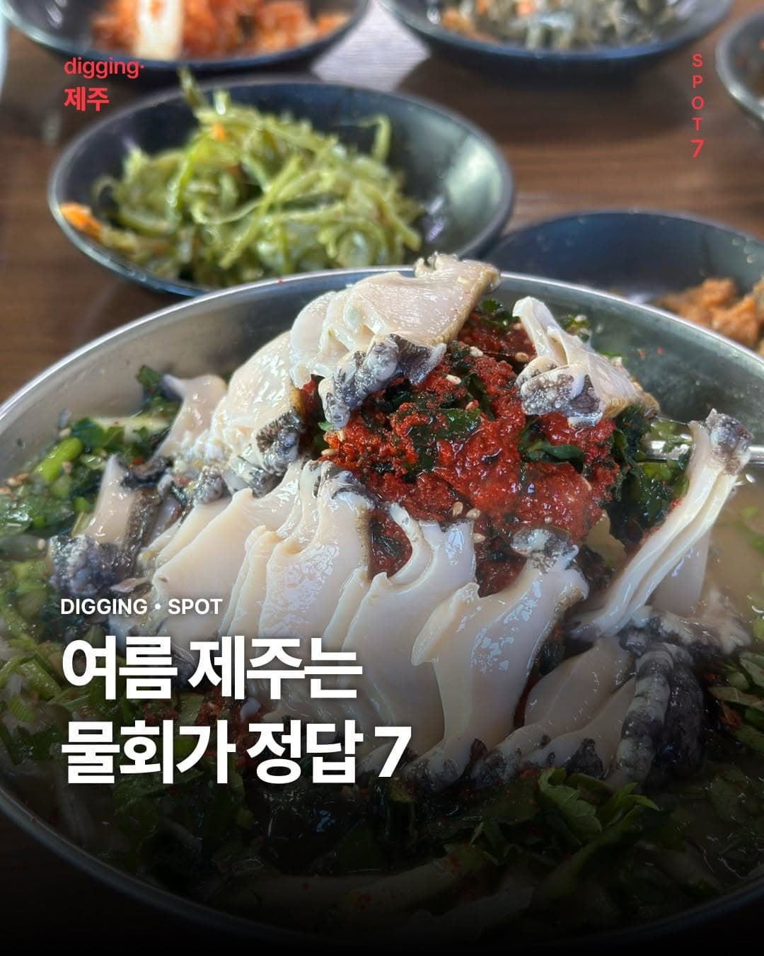 Refreshing Mulhoe Restaurants in Jeju