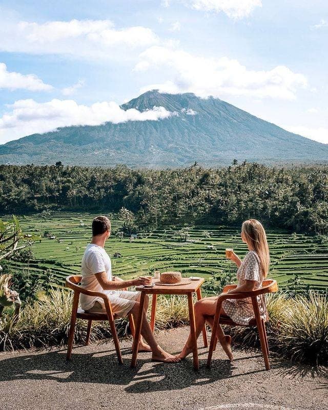 Scenic Coffee Spots: Mount Agung to Amalfi Coast