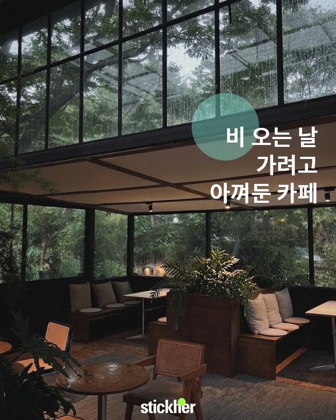 Rainy Day Cafes With Forest Views