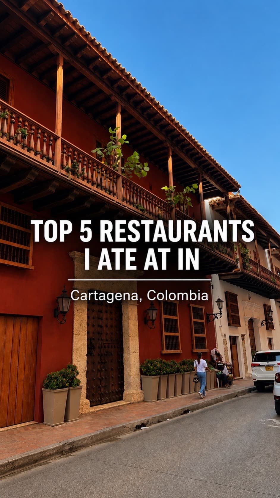 Top 5 Restaurants in Cartagena