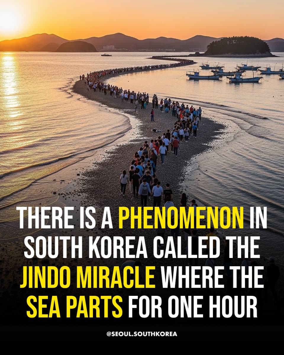South Korea's Twice-Yearly Miracle Sea Road