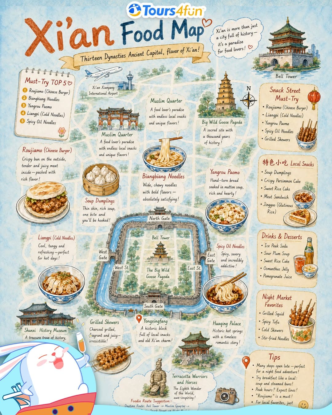 Xi'an's Culinary and Cultural Attractions