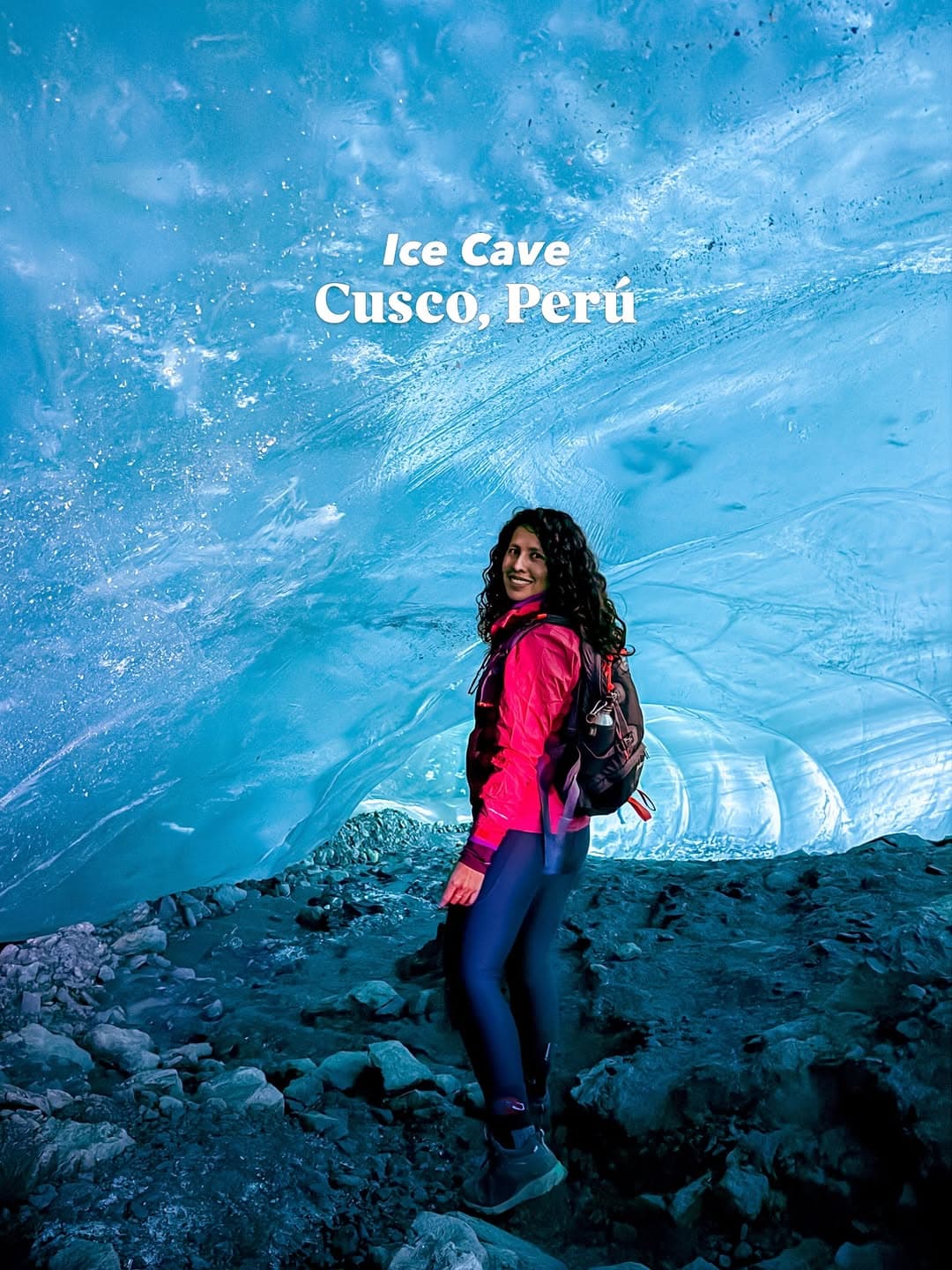 Peruvian Ice Caves And Mountains