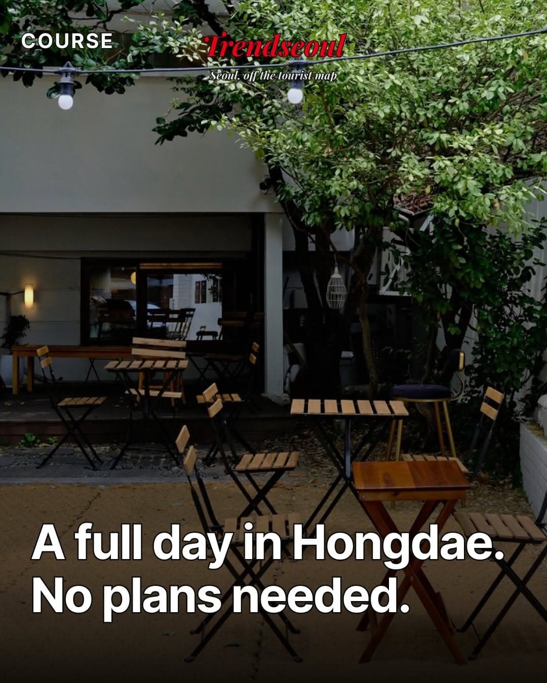Hongdae's Culinary Gems And Hidden Garden Cafe