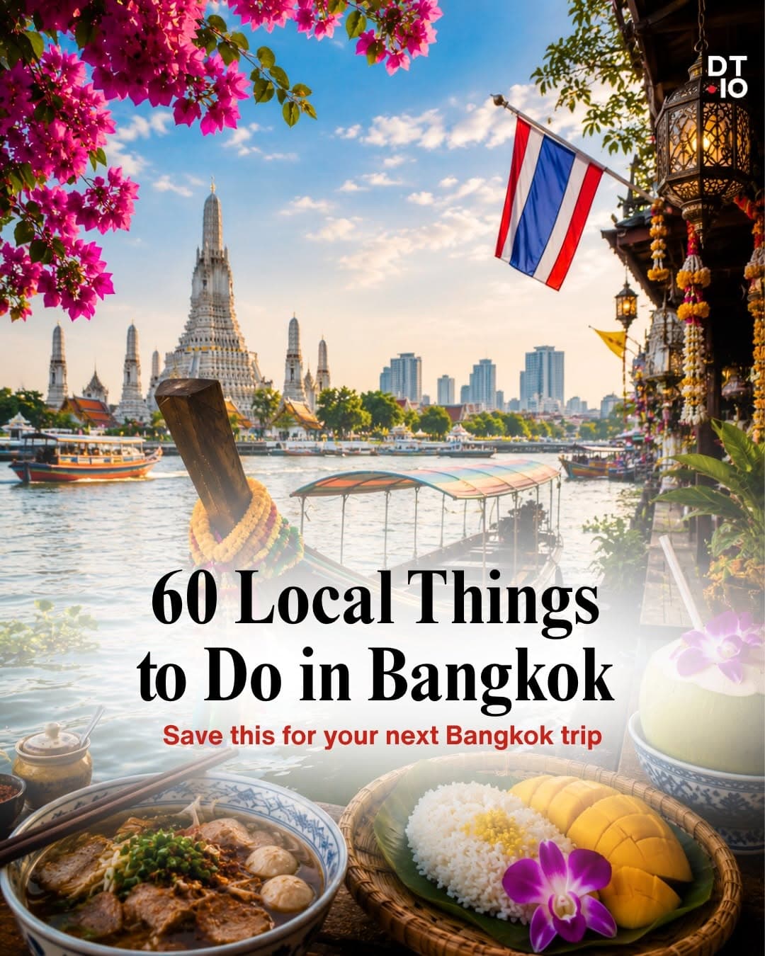 Bangkok Temples: Wat Phra Chetuphon and Wat Arun
