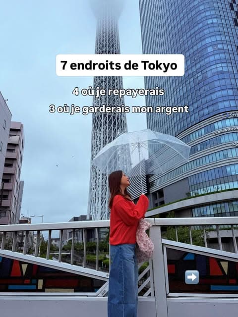 7 Places in Tokyo