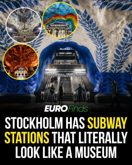 Stockholm's Subway Stations: An Underground Art Gallery
