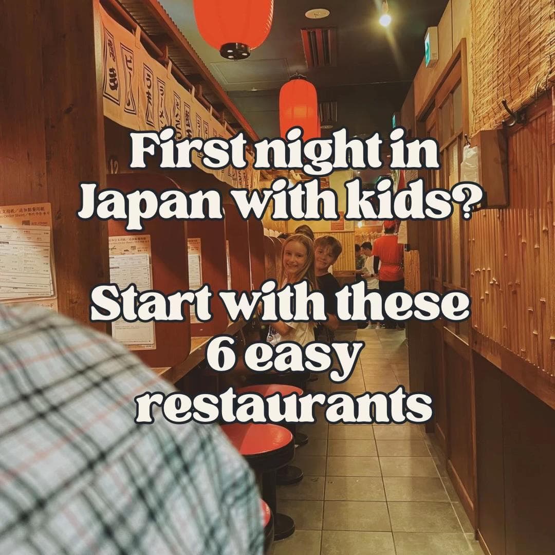 Easy, Affordable Japanese Eateries for Families