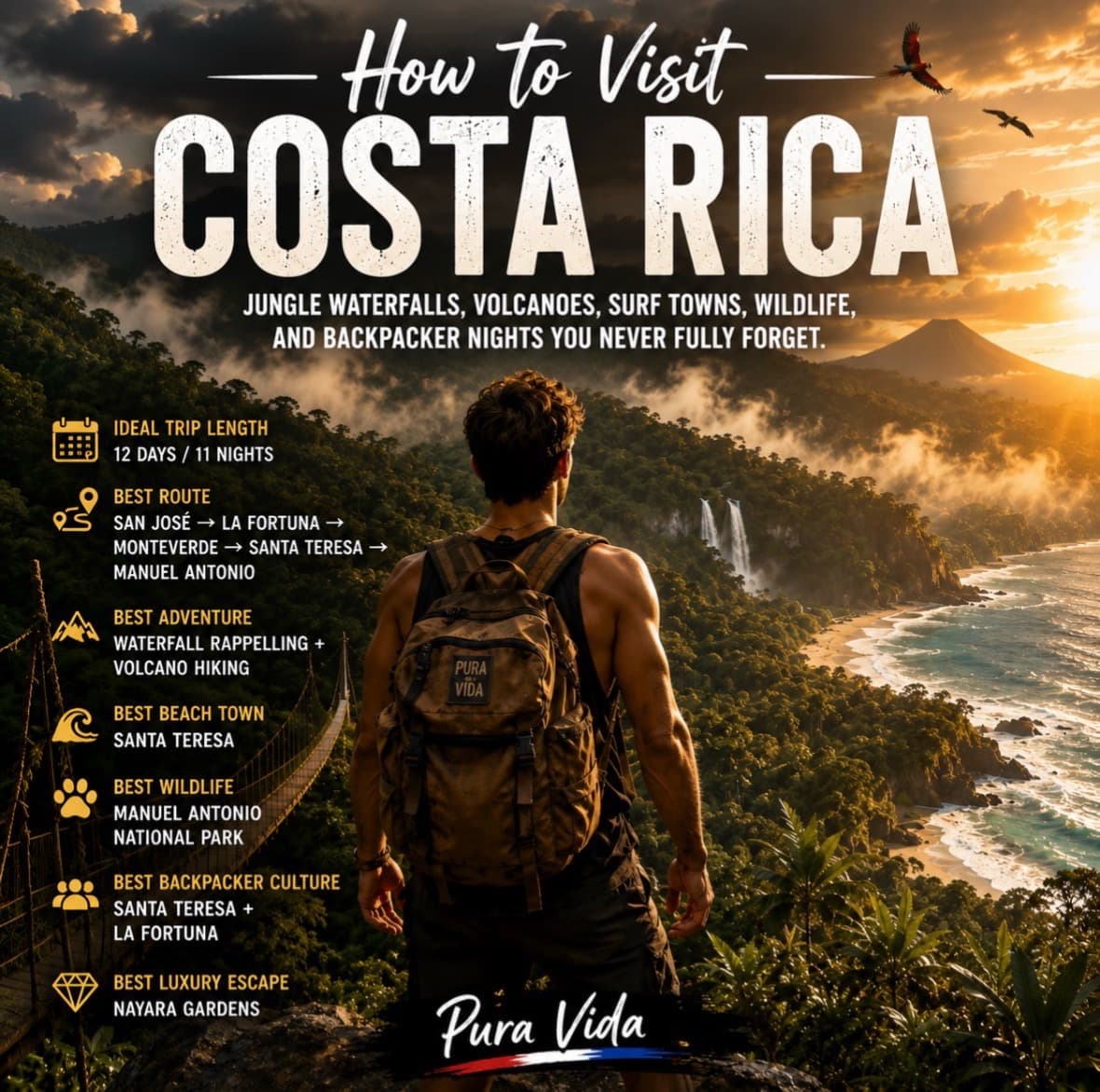 Costa Rica Adventure: San José to Manuel Antonio