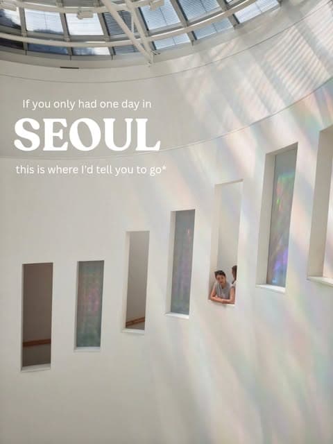Hannam-dong: Art, Food, and Shopping in Seoul