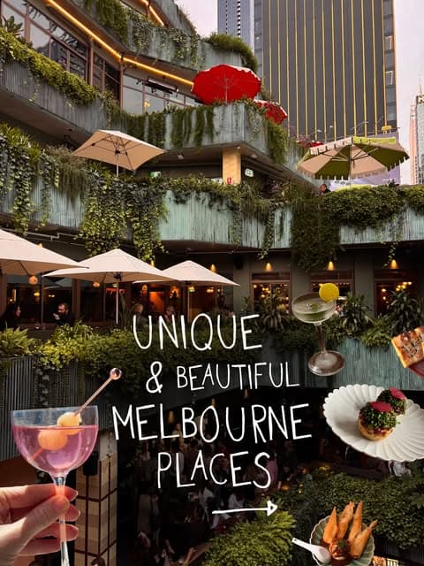 Melbourne's Top Restaurants And Bars For Unique Dining