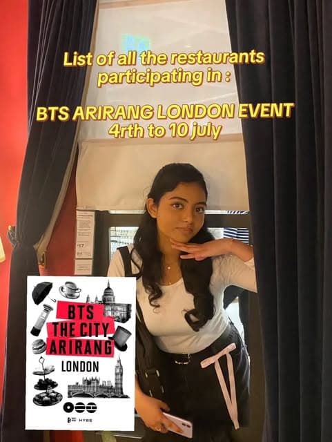 Bts Arirang City London Korean Food Spots