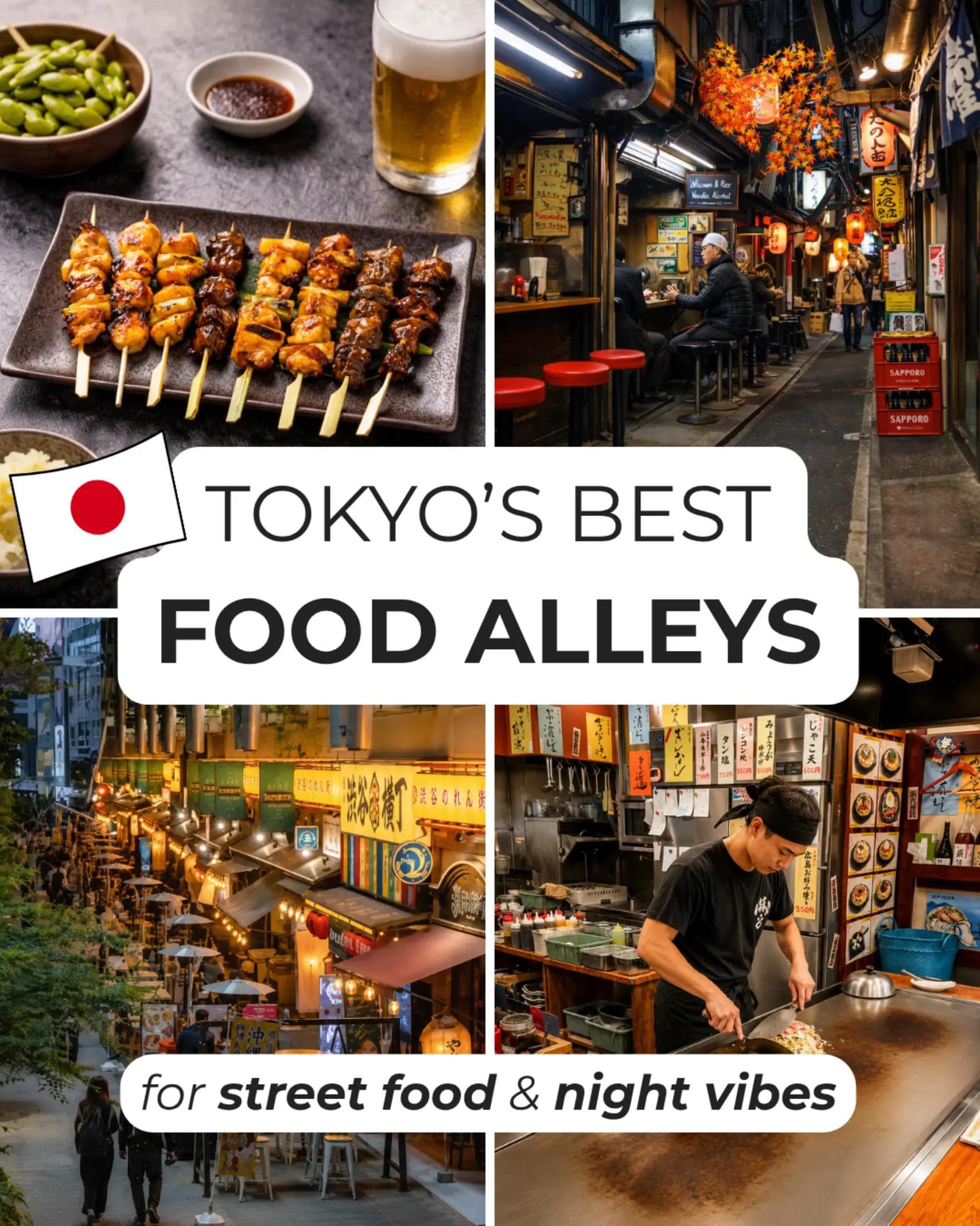 Tokyo's Yokocho: Local Drinking & Dining Alleys