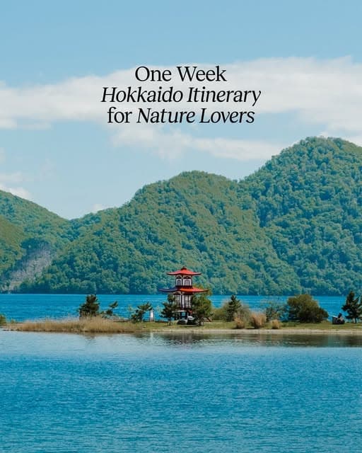 Hokkaido's Natural Wonders and City Sights
