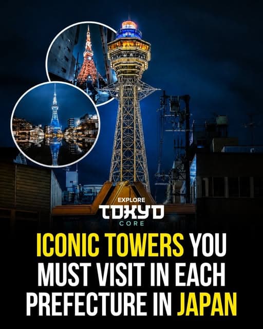 Famous Towers Across Japan