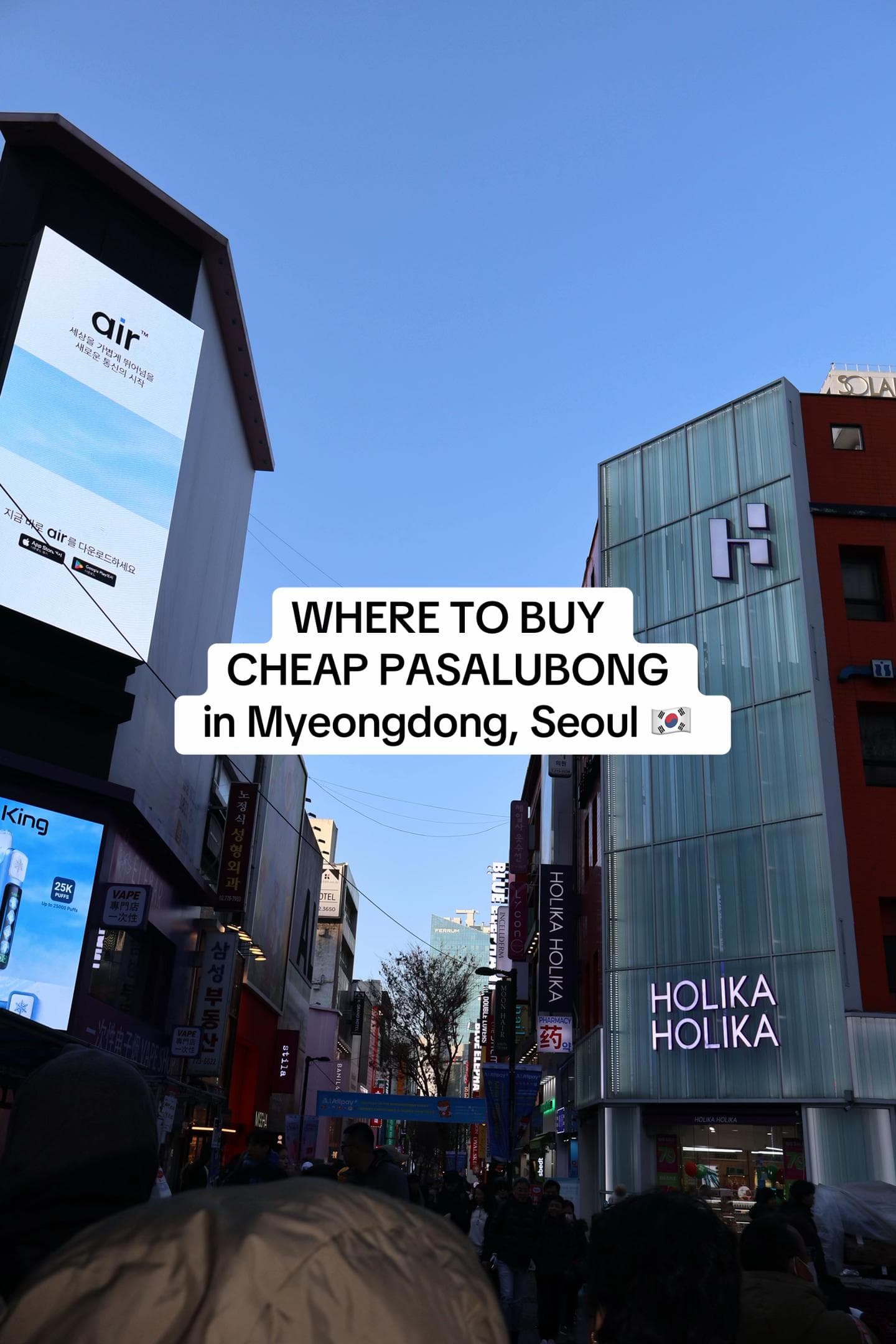 Cheap Pasalubong Spots in Myeongdong