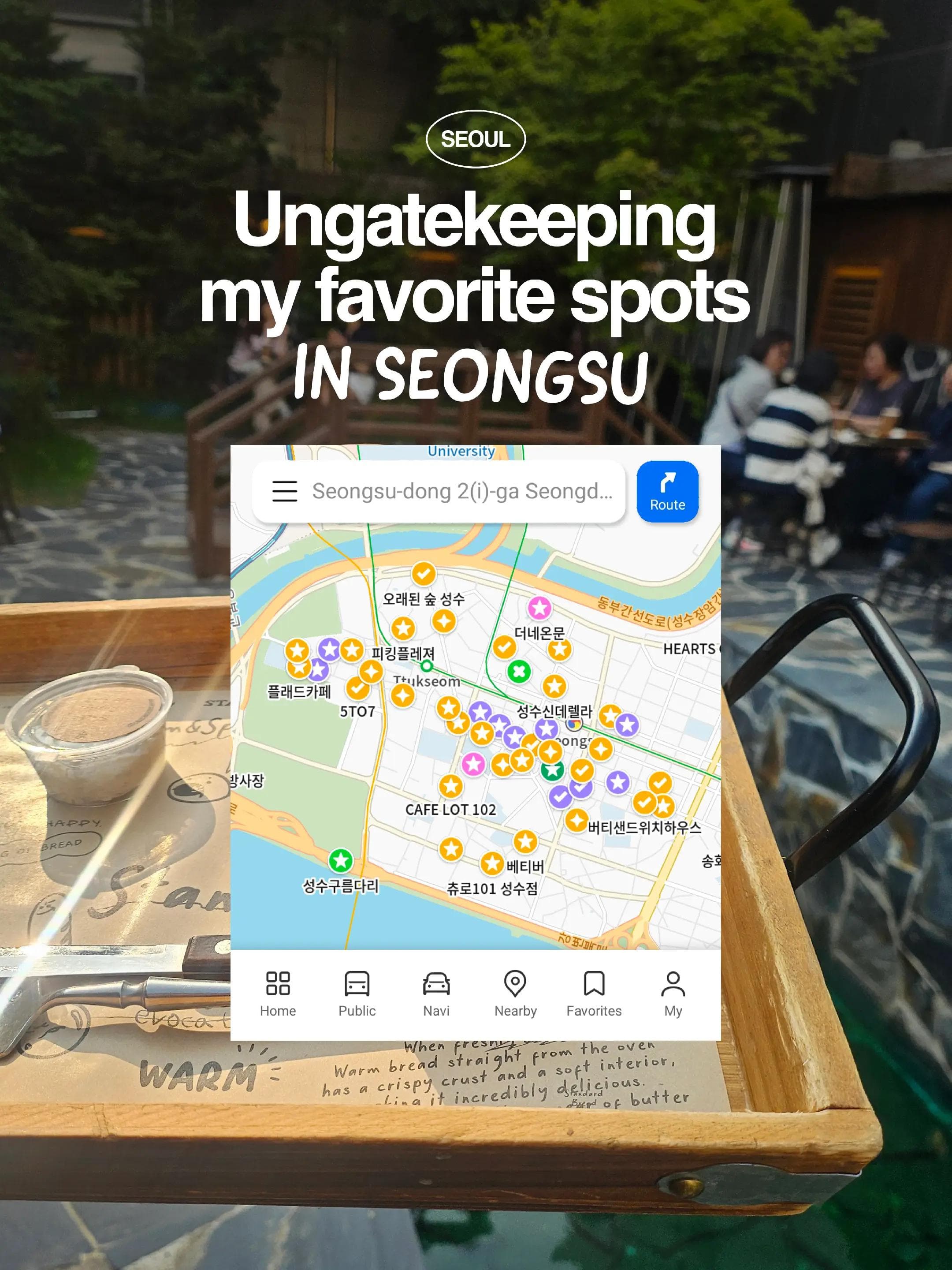 Seongsu Cafes, Restaurants, and Shops