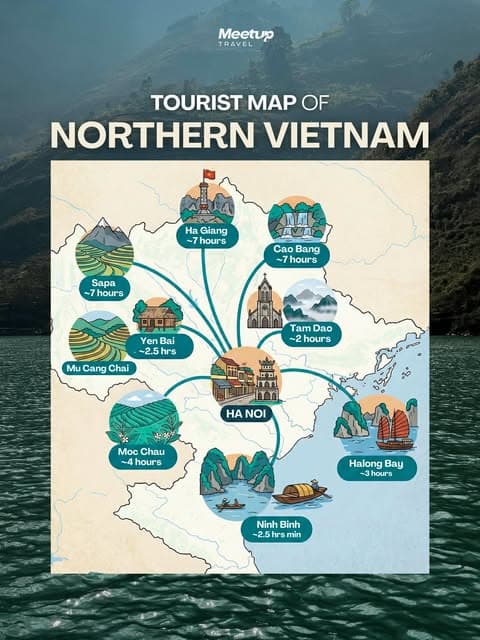 Northern Vietnam's Scenic Destinations: Travel Time Guide