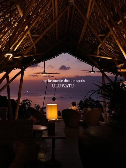 Uluwatu Bali's Top Dinner Spots