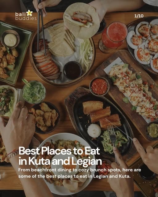 Best Restaurants In Kuta And Legian