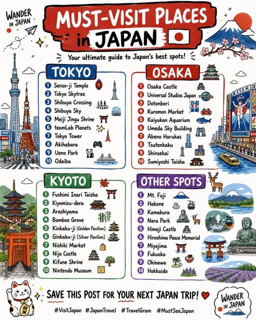 Japan's Iconic Destinations: City Lights to Natural Beauty