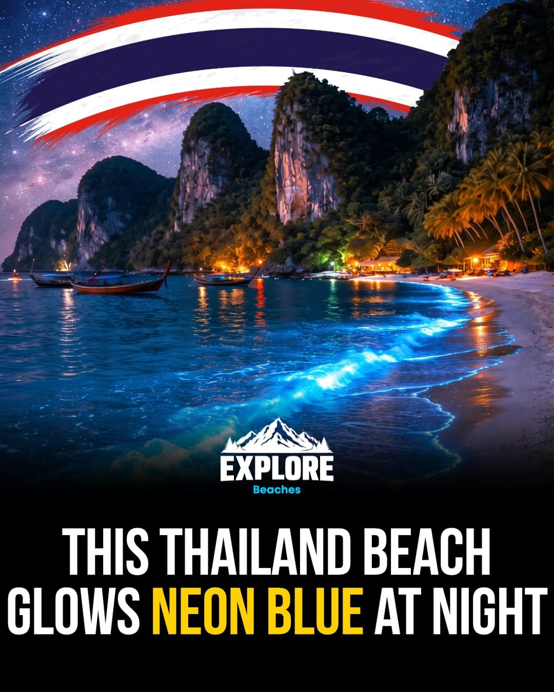 Thailand's Bioluminescent Beaches