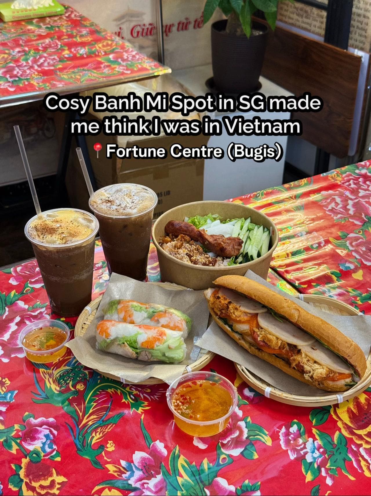 Crispy Roast Pork Banh Mi At Fortune Centre