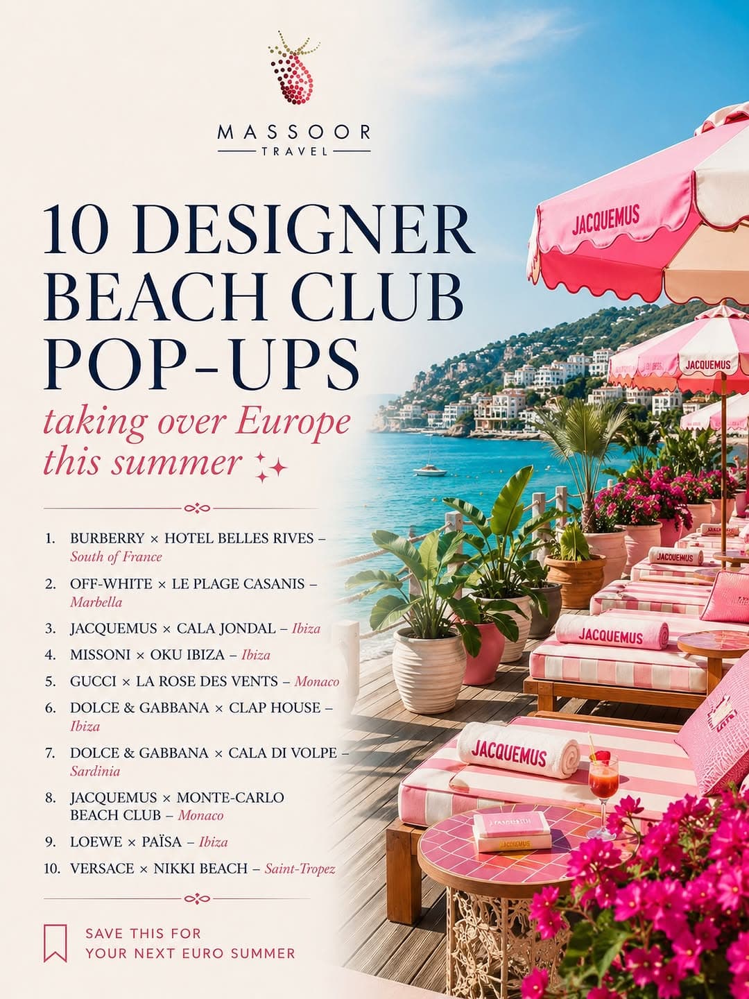 Fashion Pop-Ups Transform Mediterranean Destinations