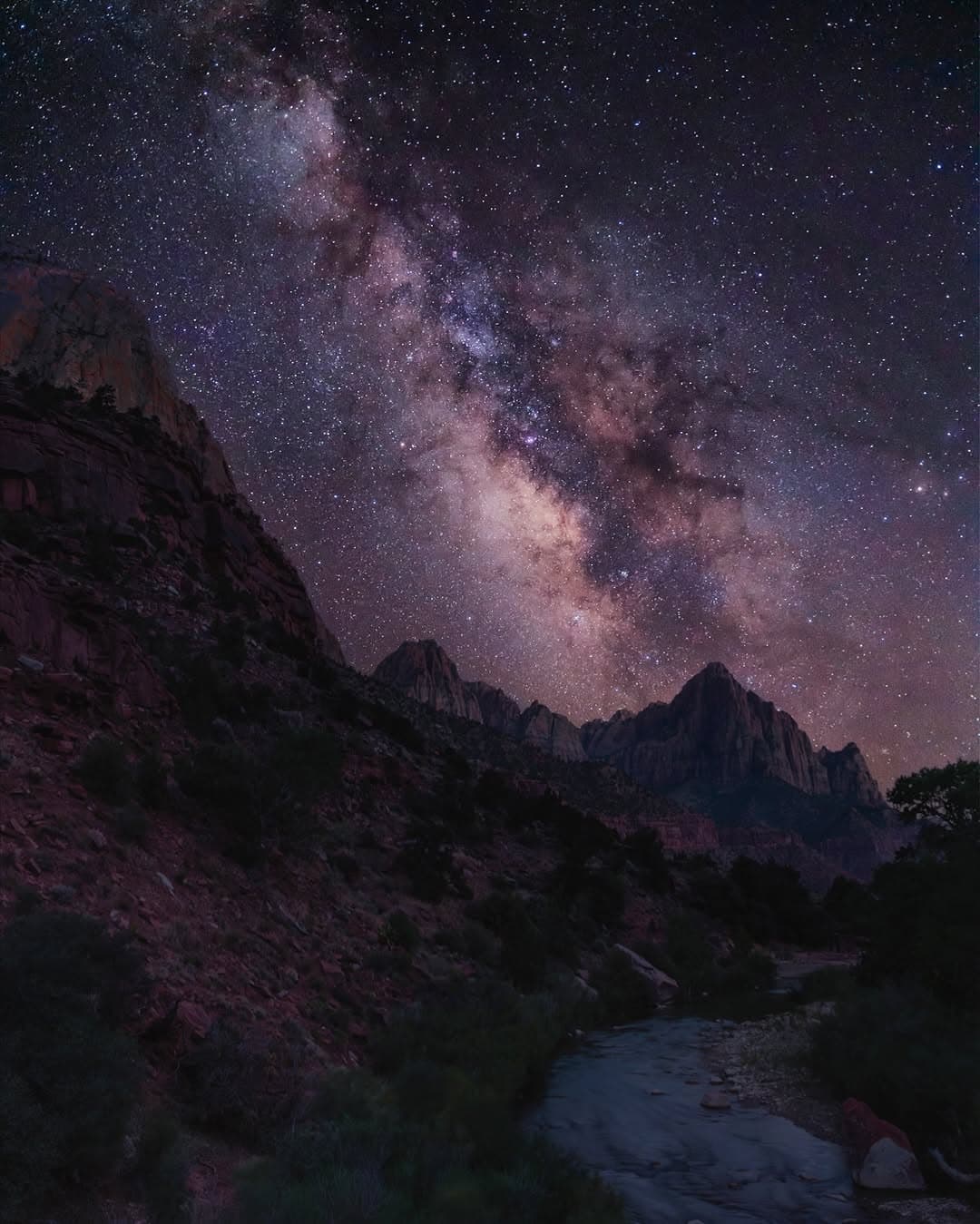Milky Way Above Zion National Park's Watchman