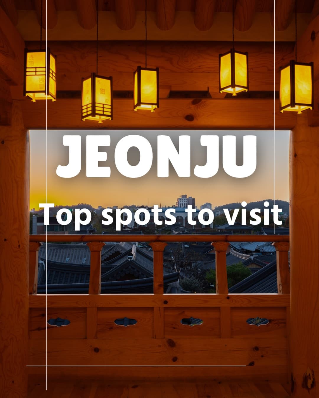 Five Must-See Spots in Jeonju