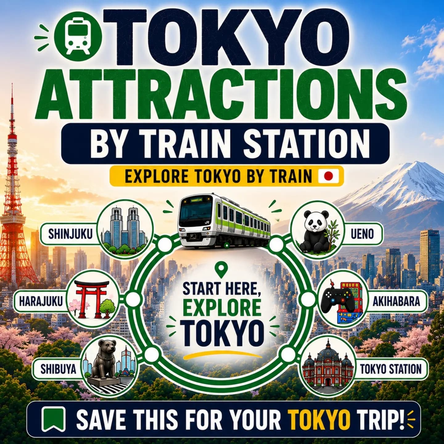 Tokyo's Top Attractions Along The JR Yamanote Line