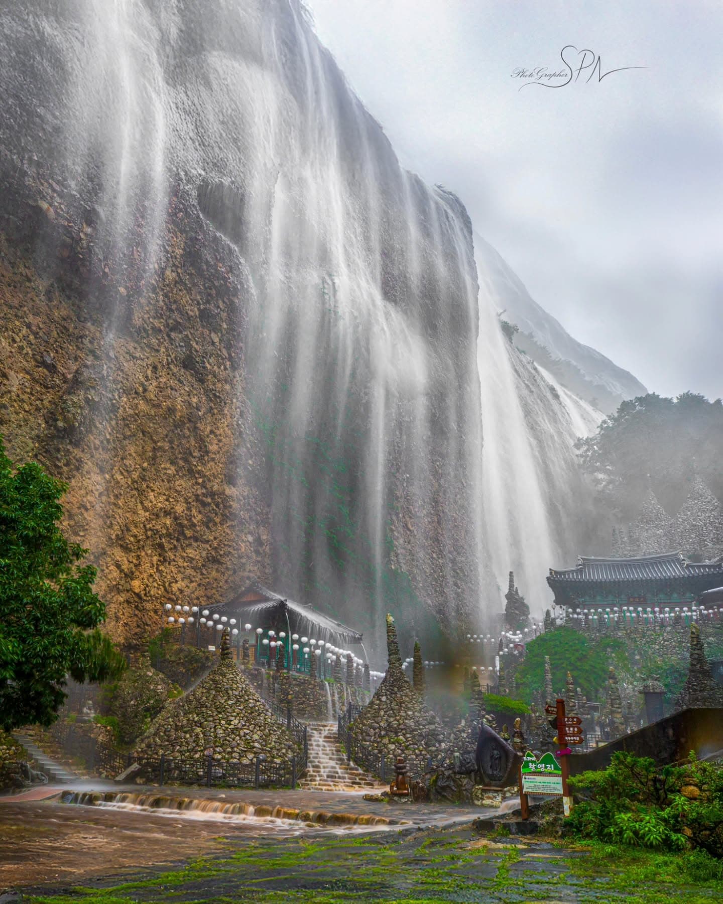 Goblin Waterfall at Maisan: Rainy Season Photography