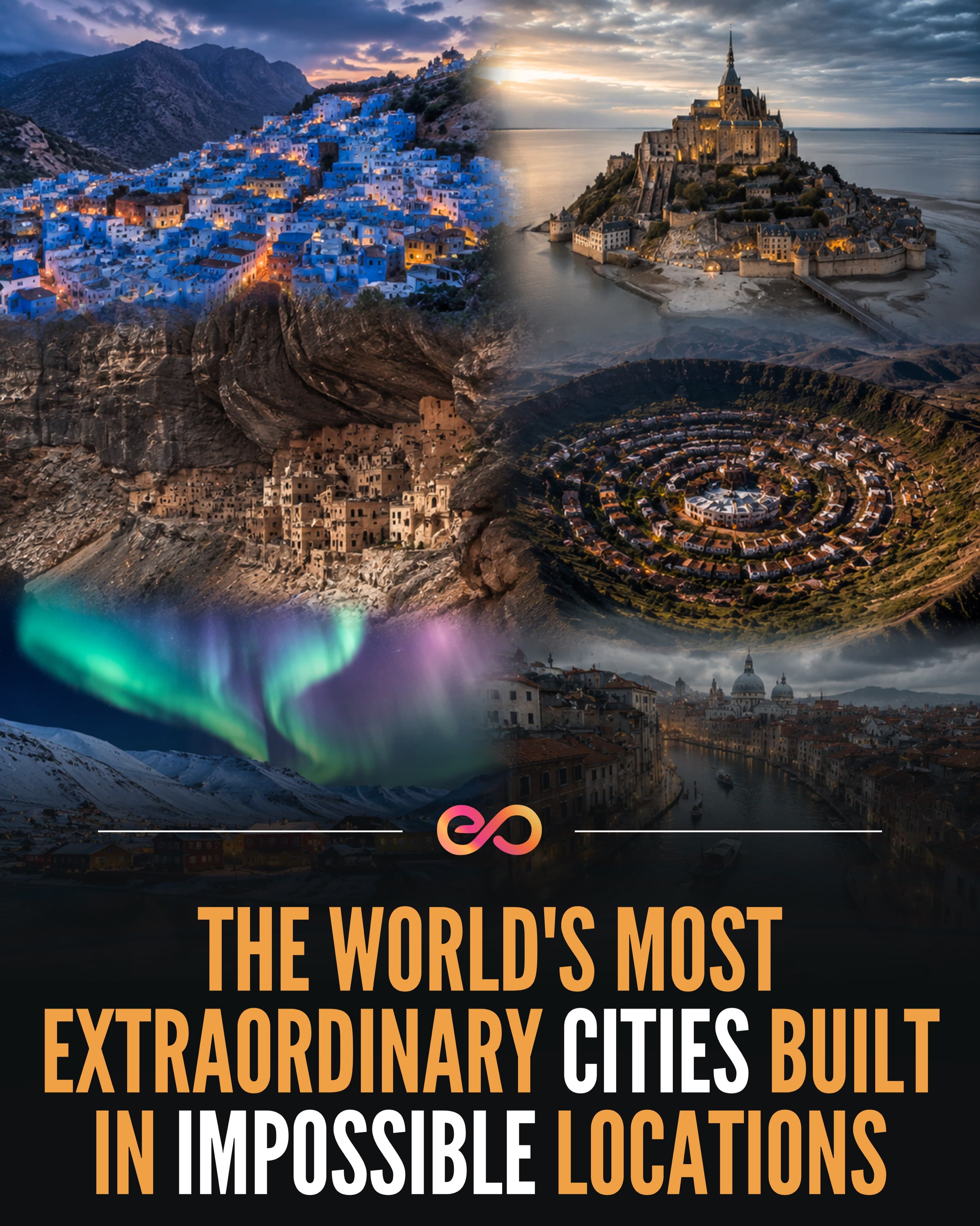 Cities Built in Extreme & Unique Locations