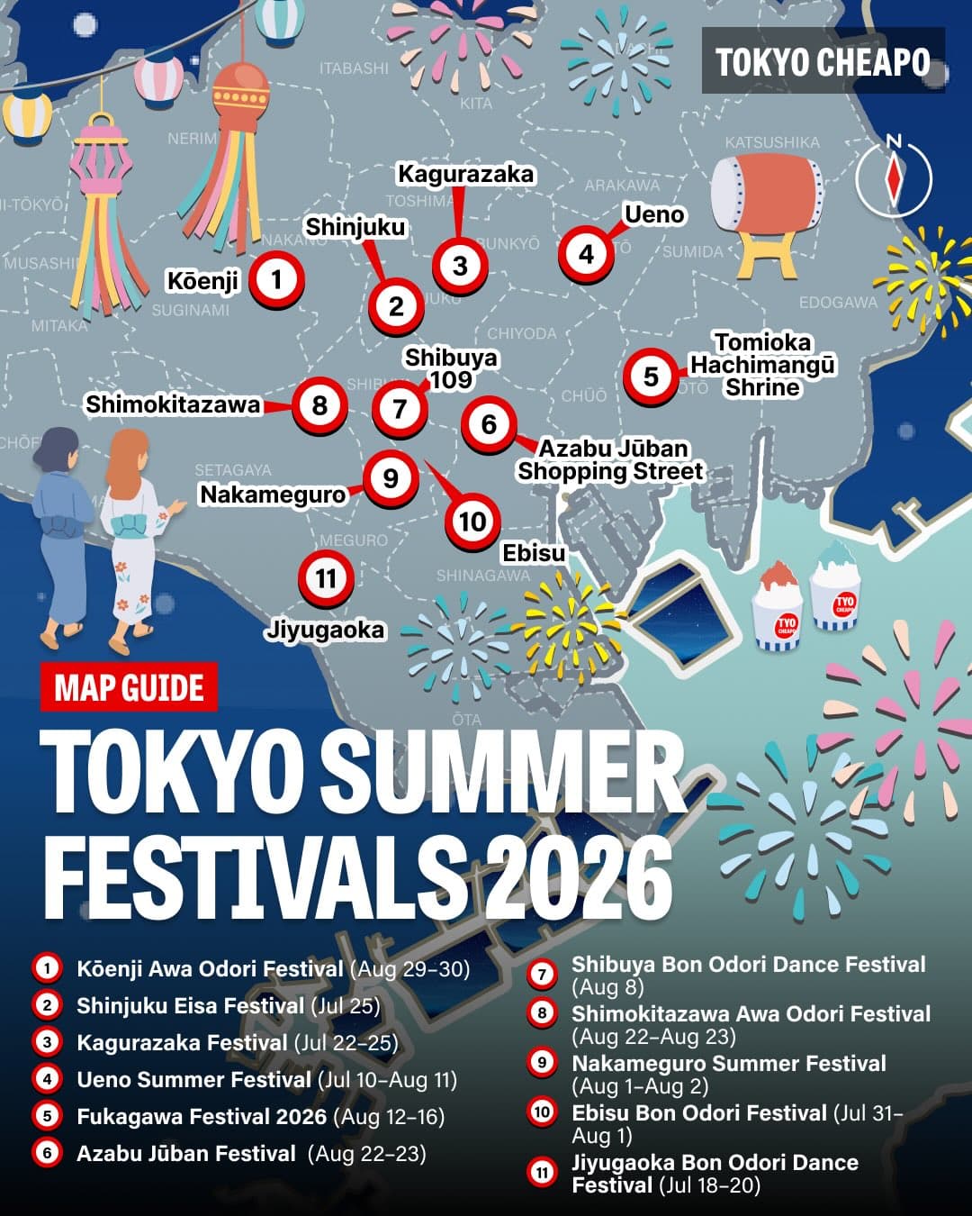 Tokyo Summer Matsuri Celebrations