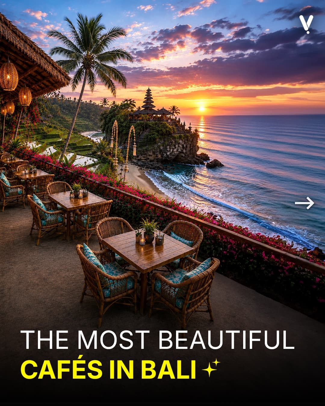 Most Beautiful Cafes Across Bali