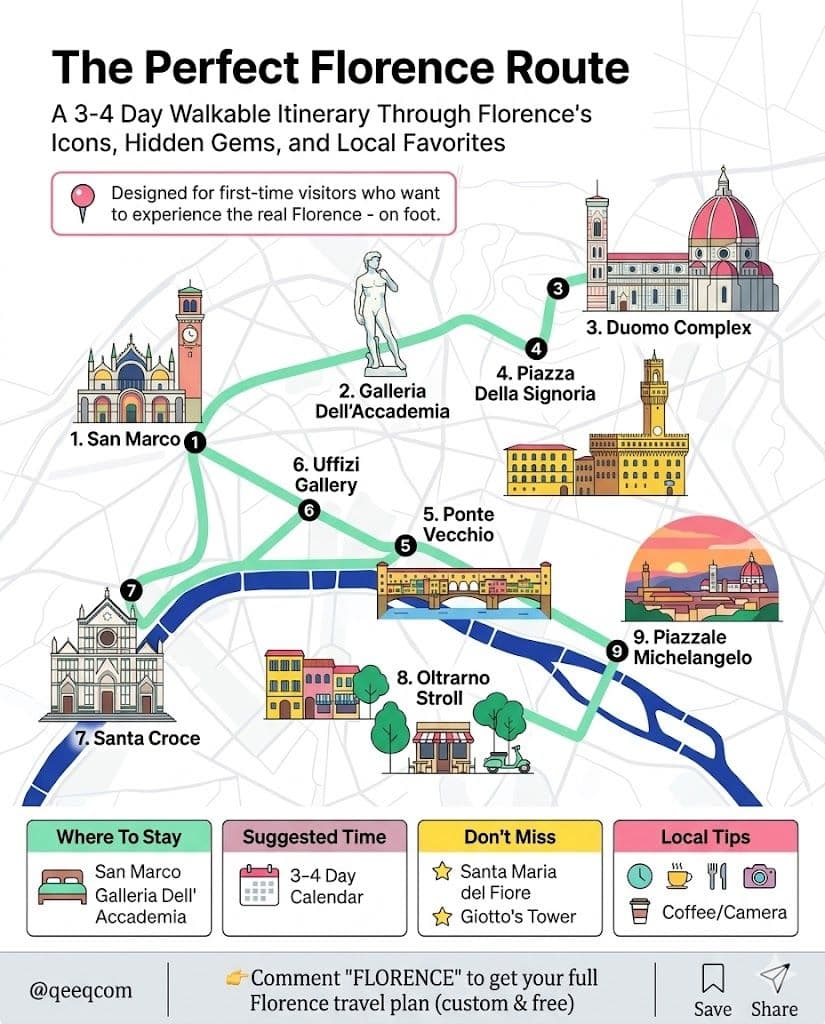 Florence Travel Itinerary Highlights