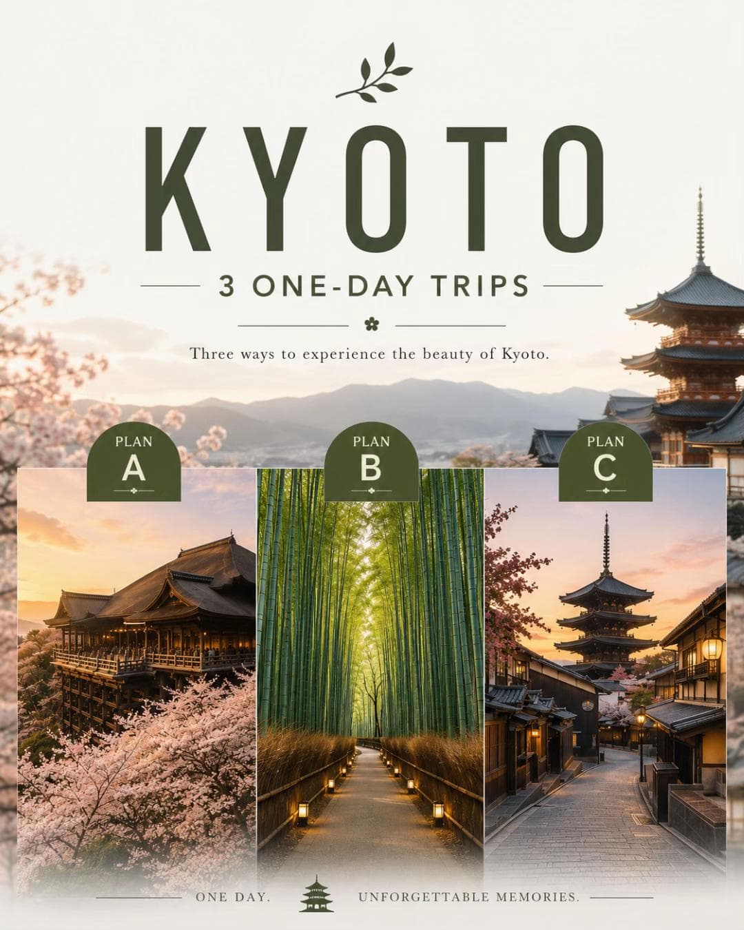 Kyoto Day Trip Itinerary Options