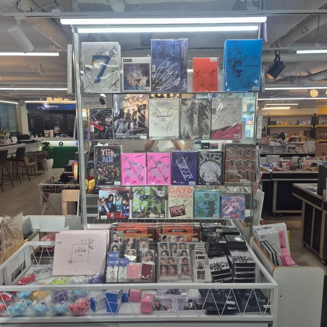 Signed Album Event Near Gangnam Style Statue