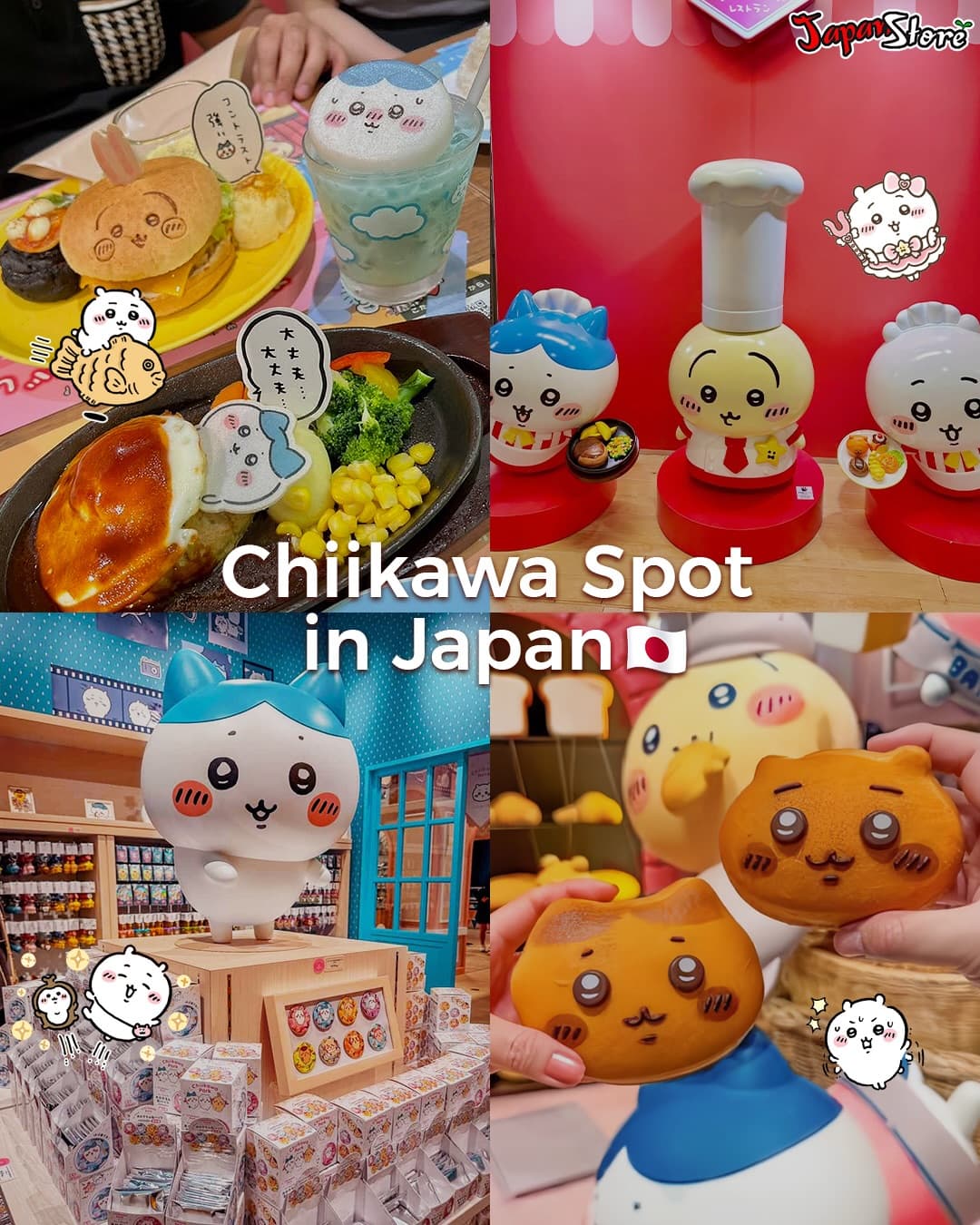 Chiikawa Theme Parks, Shops, and Restaurants Across Japan
