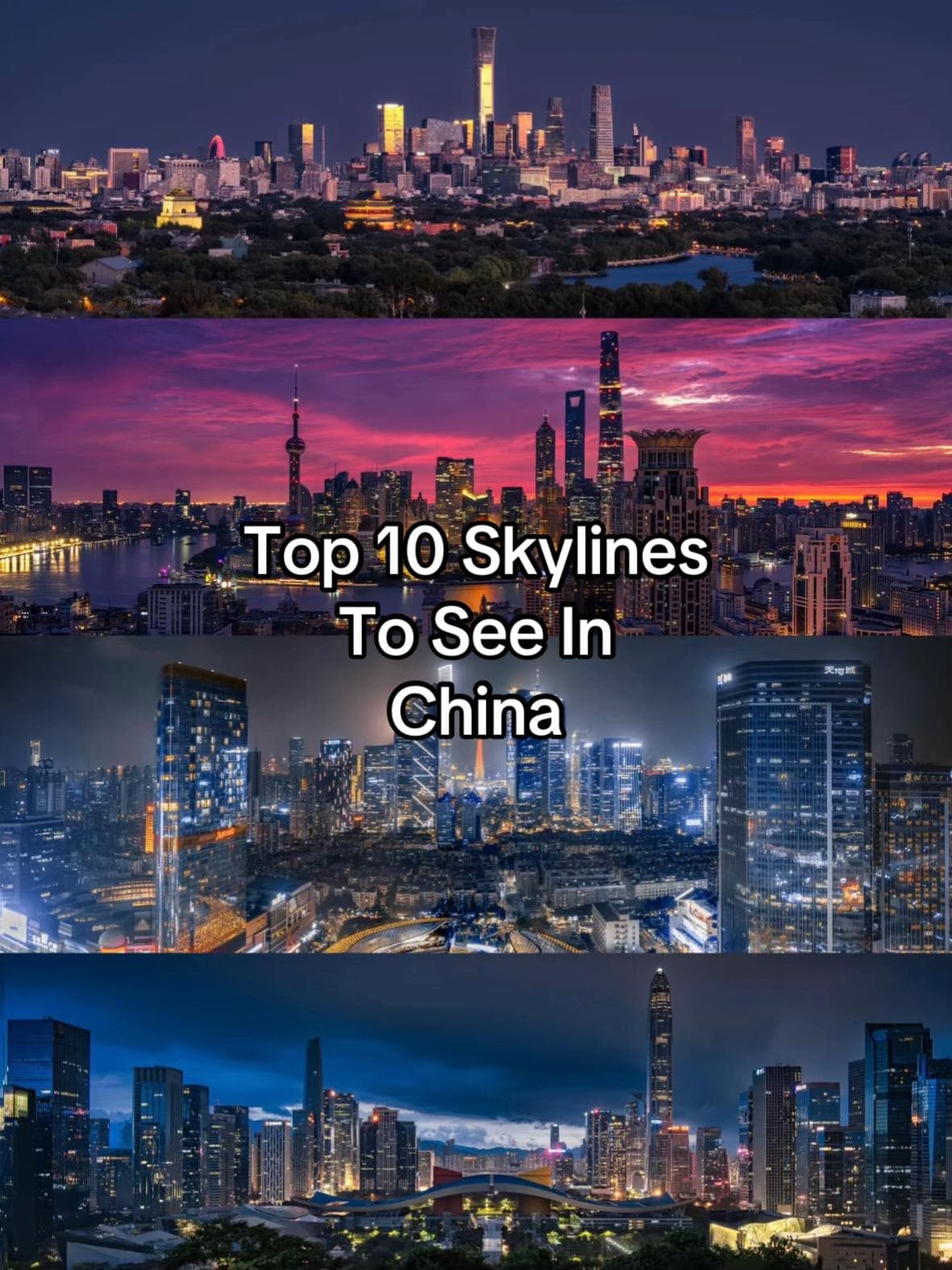Ten Major Chinese Cities