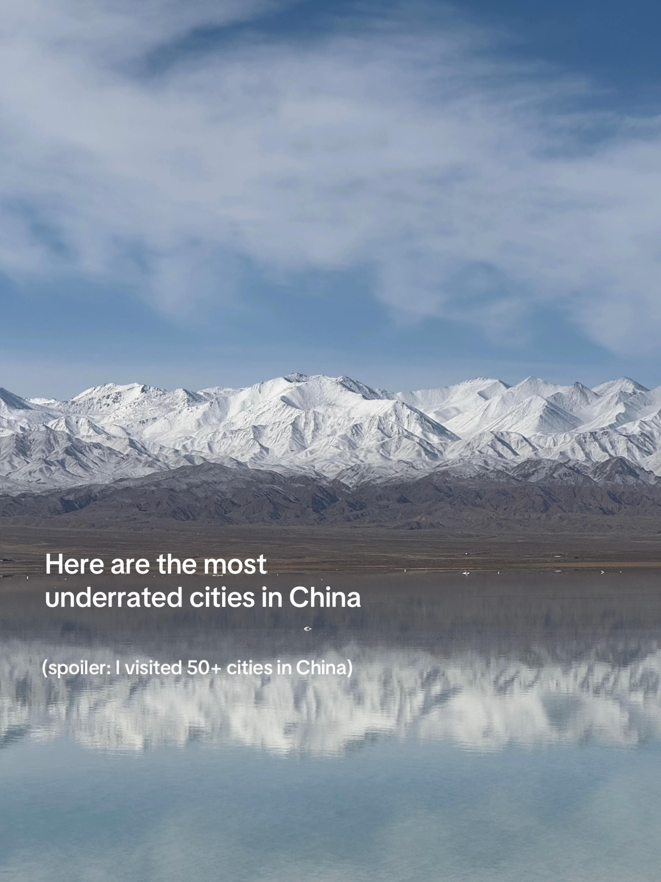 Underrated Chinese Cities With Scenic Beauty